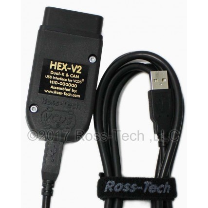 VCDS© program in Portuguese and English with our new HEX-V2 3 VIN wired interface - Free updates